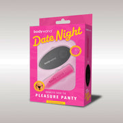 Bodywand Date Night Remote Control Egg With Vibrating Black Side-Tie Panty