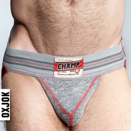 Oxballs Champ Vintage Sweatshirt-Jock GRAY HEATHER SMALL