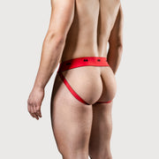 Meyer Marketing Limited Edition Jockstrap 2in Reversible Red-Black Xlarge