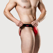 Meyer Marketing Limited Edition Jockstrap 2in Reversible Red-Black Xxlarge