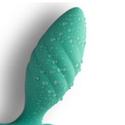 You Love Me Feel Me Vibrator & Butt Plug Set Green Purple