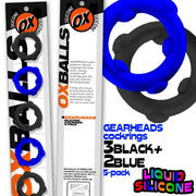 Gearheads 5 pack in Bllue/Black