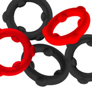 Gearheads 5 pack in Red/Black