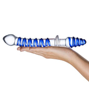 Glas ch Mr Swirly Double Ended Dildo And Butt Plug Clear