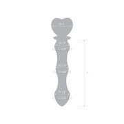 Glas 8inch Sweetheart Glass Dildo