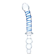Glas 10inch Twister Dual Ended Dildo