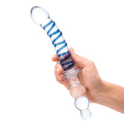 Glas 10inch Twister Dual Ended Dildo