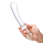 Glas 9inch Classic Curved Dual Ended Dildo