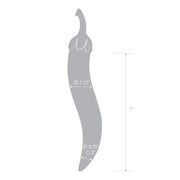 Glas 8.25inch Naturals Chili Pepper Dildo