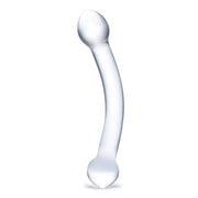 Glas ch Curved Glass G Spot Double Ended Dildo