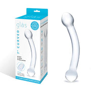 Glas ch Curved Glass G Spot Double Ended Dildo