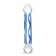 Glas 6.5inch Full Tip Textured Glass Dildo
