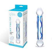 Glas 6.5inch Full Tip Textured Glass Dildo