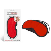 Lux Fetish Peek-A-Boo Love Mask