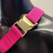 Furfitters Harness Pink with Brass hardware