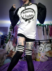 Submissive & Breedable Black Long Sleeve T-shirt