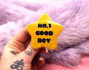 No.1 Good Boy Pin Badge
