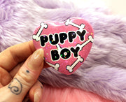 Puppy Boy Pin Badge