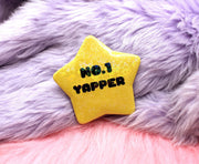 No.1 Yapper Pin Badge