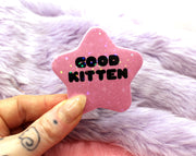 Good Kitten Pin Badge