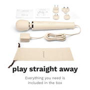 Le Wand Powerful Plug In Vibrating Massager Cream