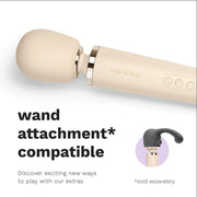 Le Wand Powerful Plug In Vibrating Massager Cream