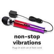 Le Wand Diecast Plug In Vibrating Wand Massager Ombre