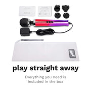 Le Wand Diecast Plug In Vibrating Wand Massager Ombre