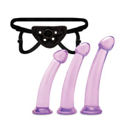 Lux Fetish Size Up 4PC Dildo & Harness Pegging Training Set