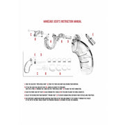 Model 04 Chastity Cock Cage Clear 4.5 / 11 5 cm