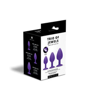 Me You Us Trio Of Jewels Jewelled Butt Plug Set