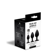 Me You Us Trio Of Jewels Jewelled Butt Plug Set