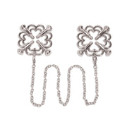 Me You Us Flower Design Nipple Chain