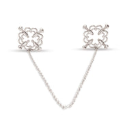 Me You Us Flower Design Nipple Chain