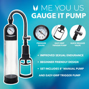 Me You Us Gauge It Suction Penis Pump