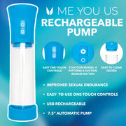Me You Us Pro Rechargeable Suction Penis Pump