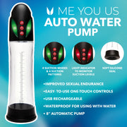 Me You Us Auto Water Suction Penis Pump
