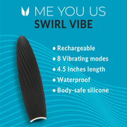 Me You Us Swirl Bullet Vibrator