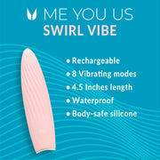 Me You Us Swirl Bullet Vibrator