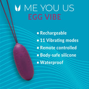 Me You Us Wireless Egg Vibrator