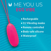 Me You Us Wireless Egg Vibrator