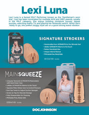 Doc Johnson Signature Strokers Lexi Luna ULTRASKYN Pocket Pussy