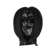 Zipup Bondage Mask Black