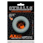 Oxballs Axis Rib Griphold Cockring in Ice
