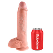 King Cock 10Inch Cock with Balls - Light
