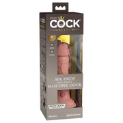 King Cock Elite 6Inch Silicone Dual Density Cock - Light