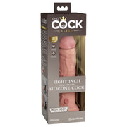 King Cock Elite 8Inch Silicone Dual Density Cock - Light