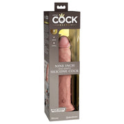 King Cock Elite 9Inch Silicone Dual Density Cock - Light