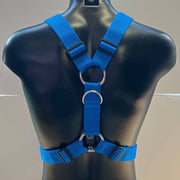 Furfitters Harness Blue with black hardwear