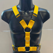 Furfitters Harness Yellow with black hardware